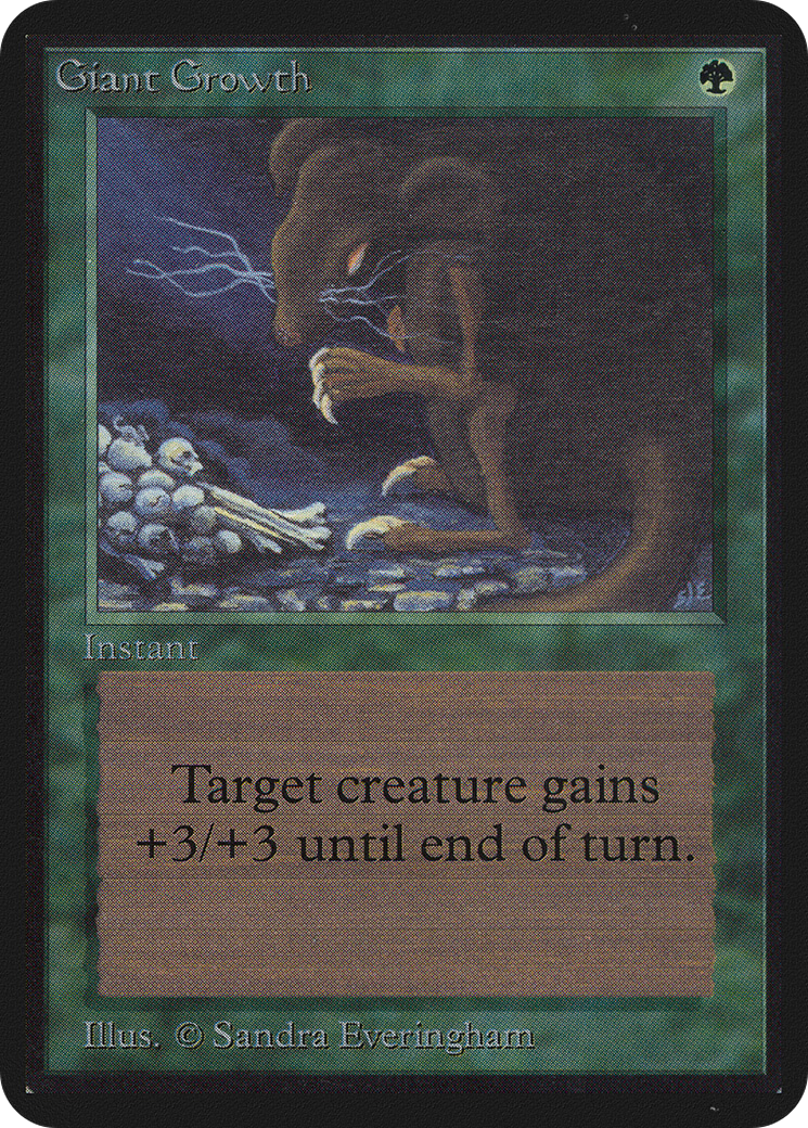 Image of Giant Growth (LEA-) - Limited Edition Alpha