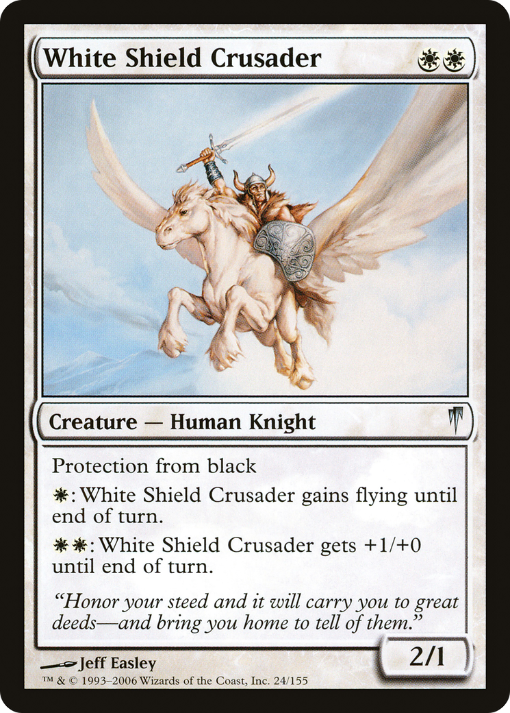 Image of White Shield Crusader (CSP-024) - Coldsnap