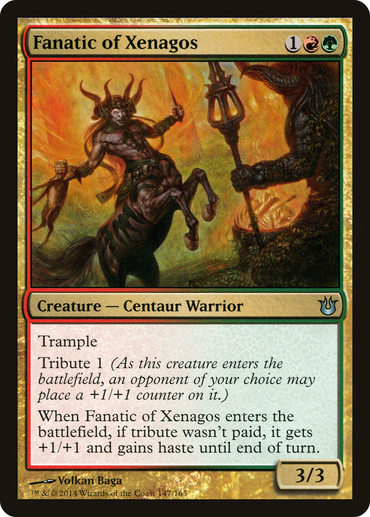 Image of Fanatic of Xenagos (BNG-147) - Born of the Gods