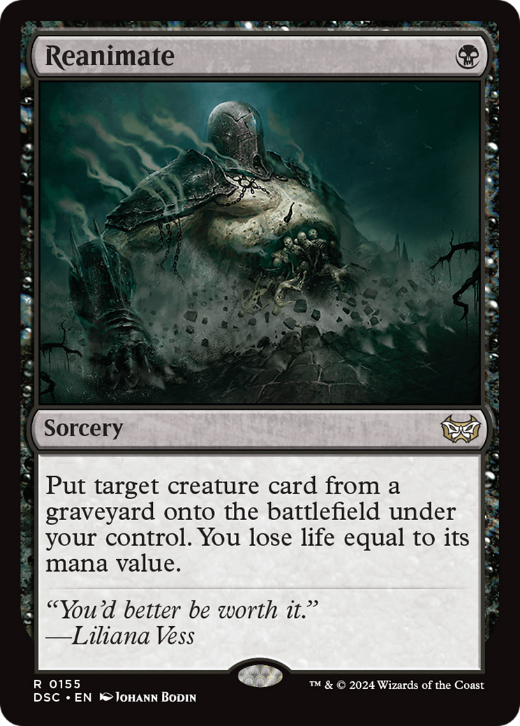 Image of Reanimate (DSC-155) - Duskmourn: House of Horror Commander