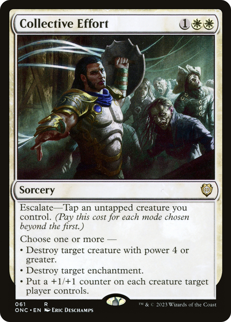 Image of Collective Effort (ONC-061) - Phyrexia: All Will Be One Commander