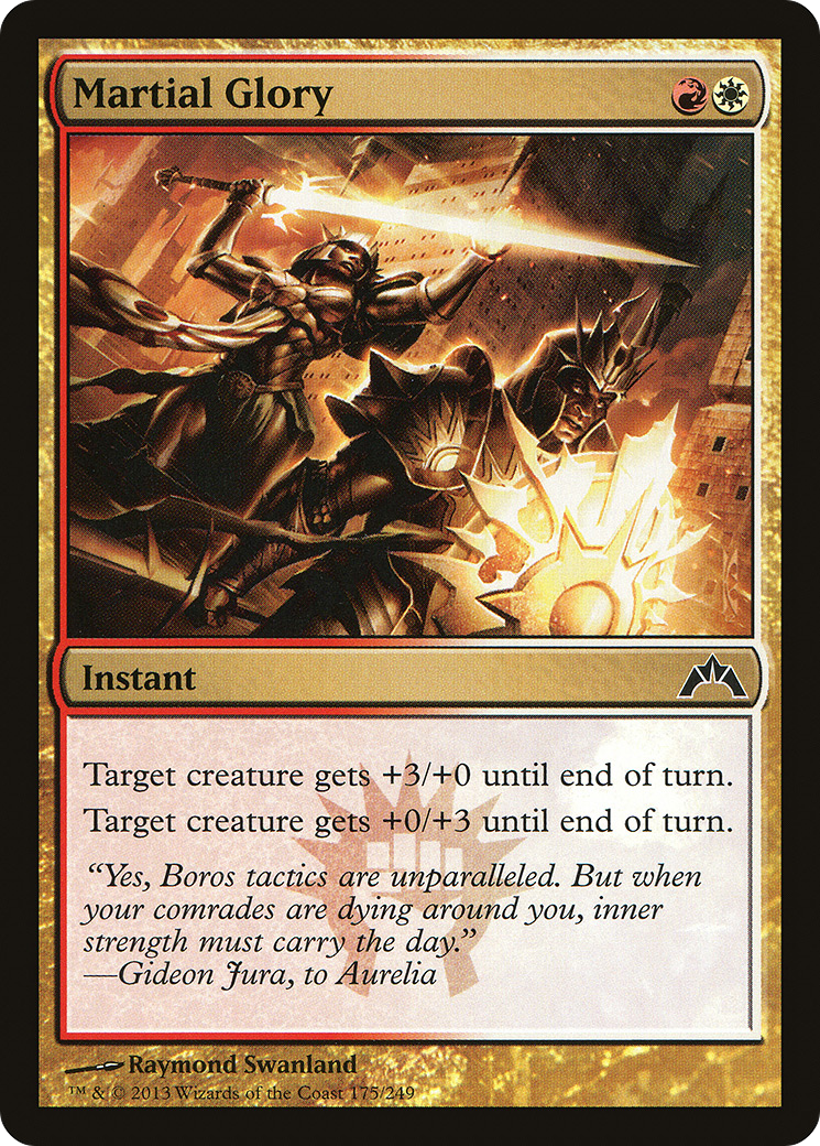 Image of Martial Glory (GTC-175) - Gatecrash Foil