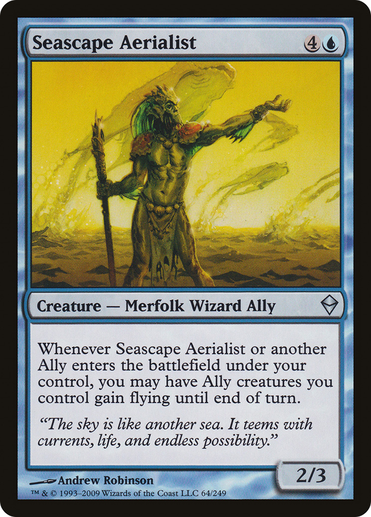 Image of Seascape Aerialist (ZEN-064) - Zendikar Foil