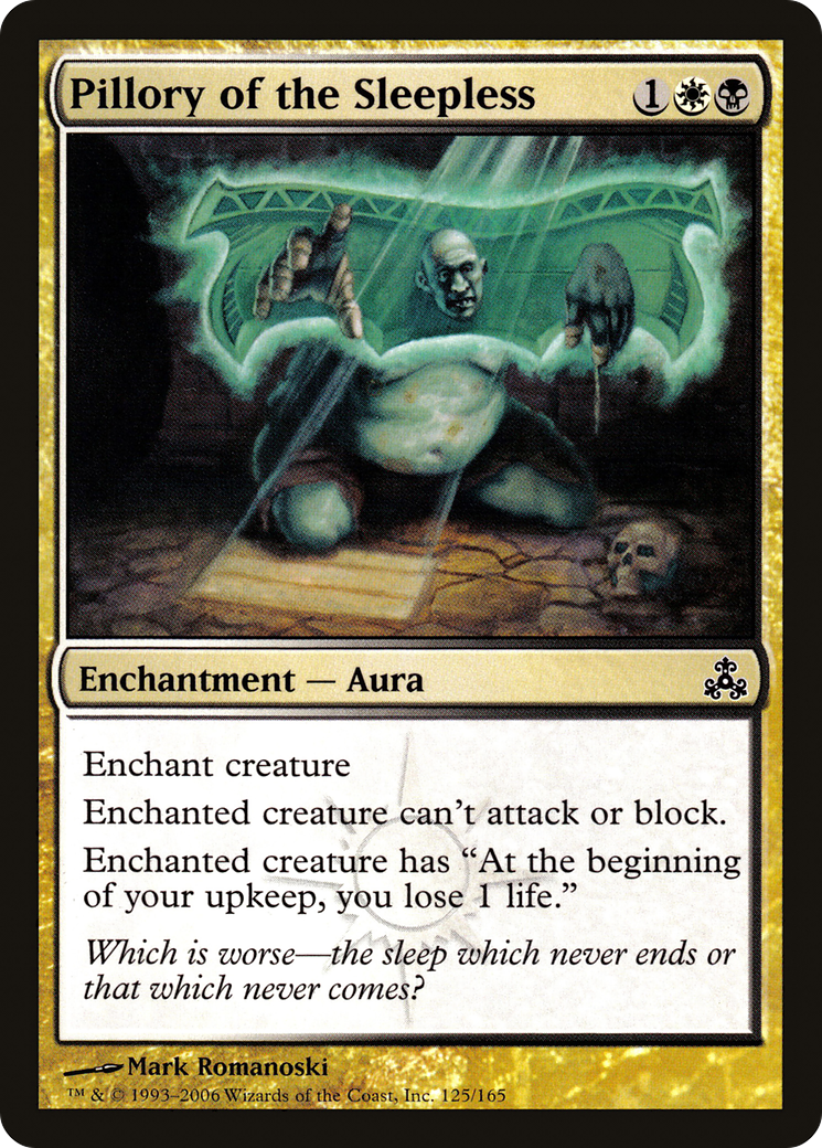 Image of Pillory of the Sleepless (GPT-125) - Guildpact Foil
