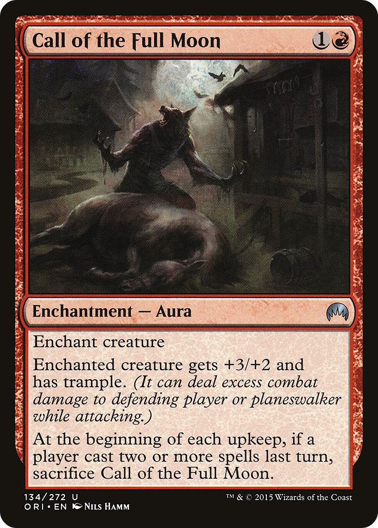 Image of Call of the Full Moon (ORI-134) - Magic Origins Foil