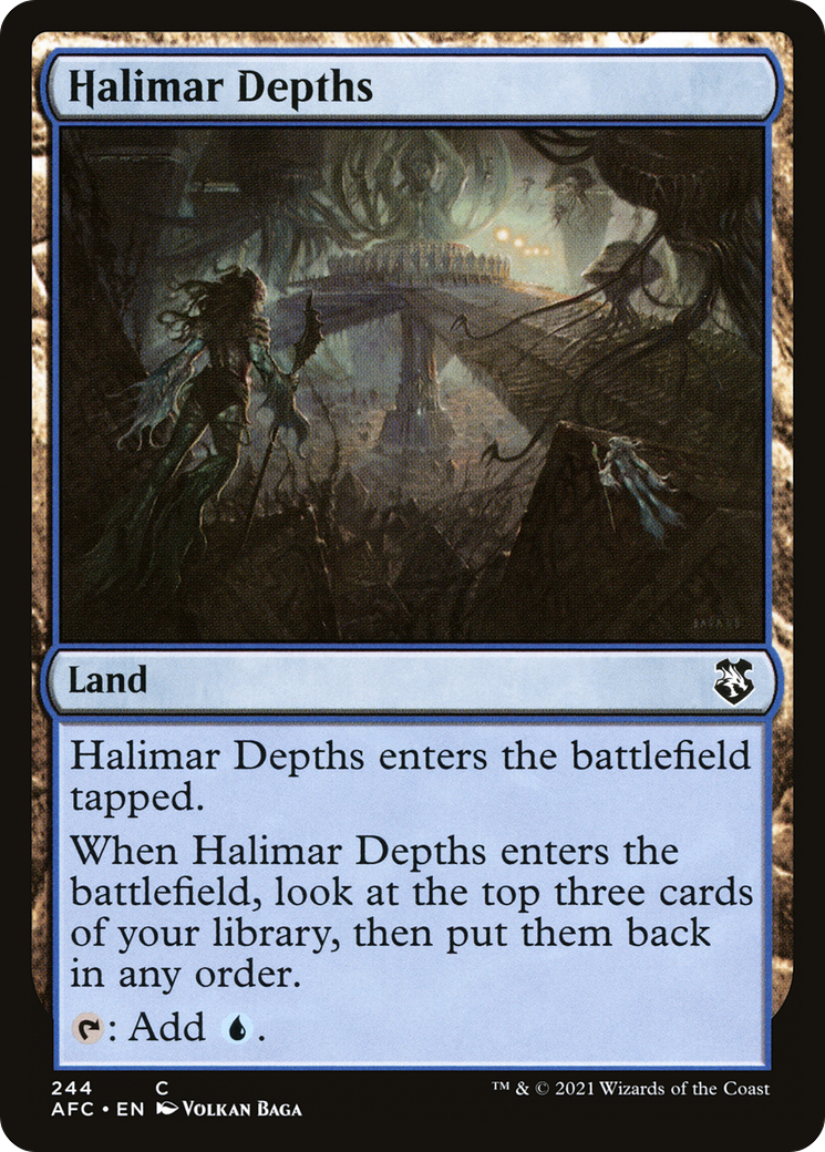 Image of Halimar Depths (AFC-244) - Forgotten Realms Commander
