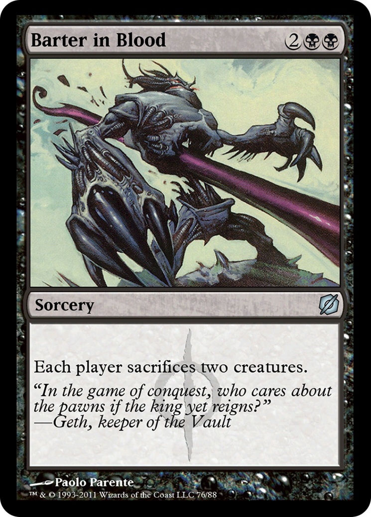 Image of Barter in Blood (TD2-076) - Duel Decks: Mirrodin Pure vs. New Phyrexia