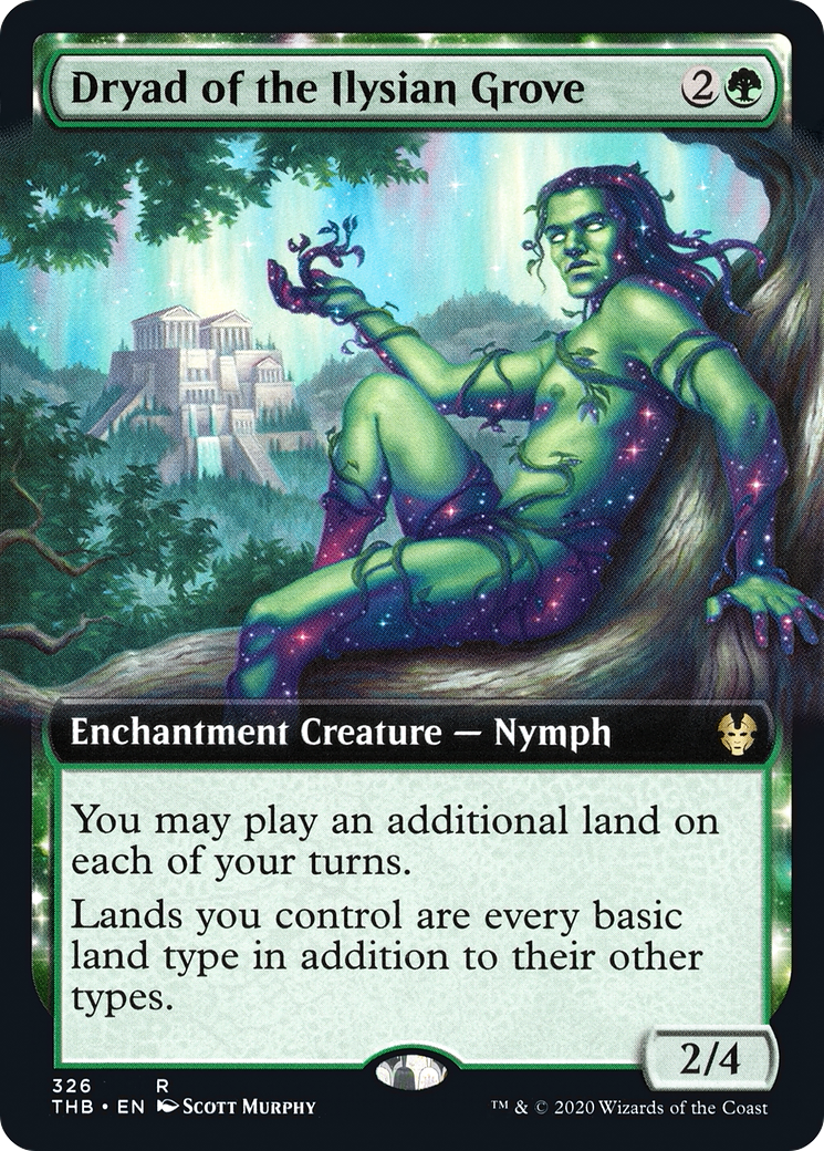 Image of Dryad of the Ilysian Grove (Extended Art) (THB-326) - Theros Beyond Death: (Extended Art, enchantment)