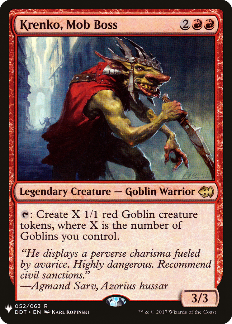 Image of Krenko, Mob Boss (LIST-052) - The List