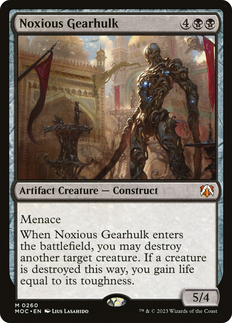 Image of Noxious Gearhulk (MOC-260) - March of the Machine Commander