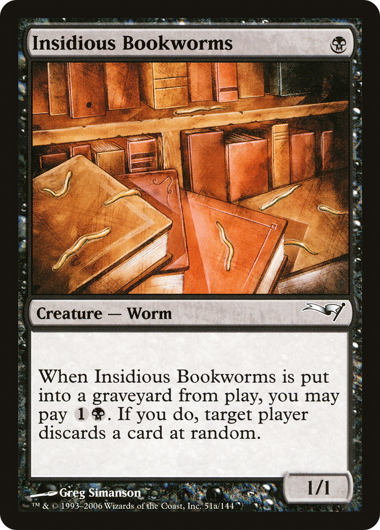 Image of Insidious Bookworms (CTD-51A) - Coldsnap Theme Decks
