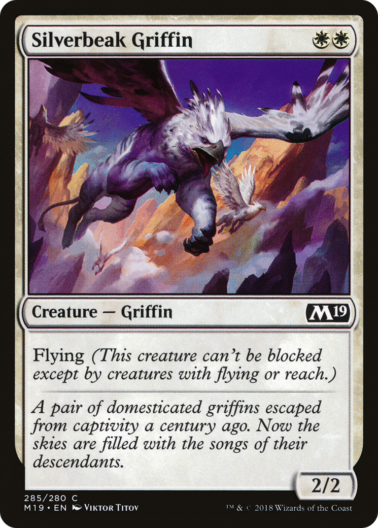 Image of Silverbeak Griffin (M19-285) - Core Set 2019