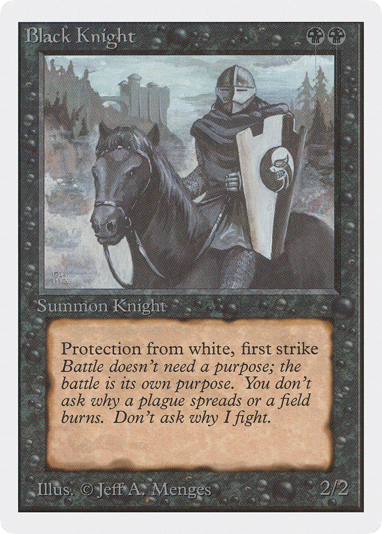 Image of Black Knight (2ED-) - Unlimited Edition