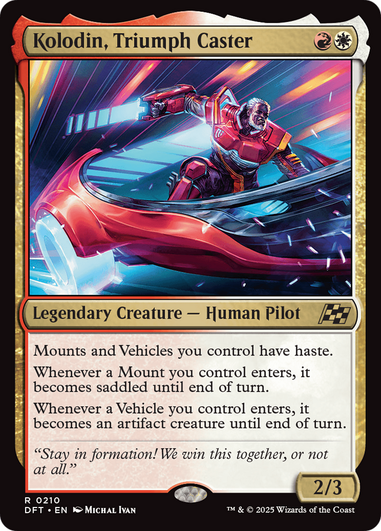 Image of Kolodin, Triumph Caster (DFT-210) - Aetherdrift Foil