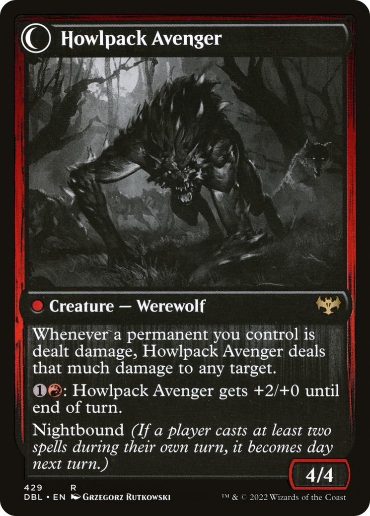Image of Ill-Tempered Loner (DBL-429) - Innistrad: Double Feature: (Double Faced Transform)