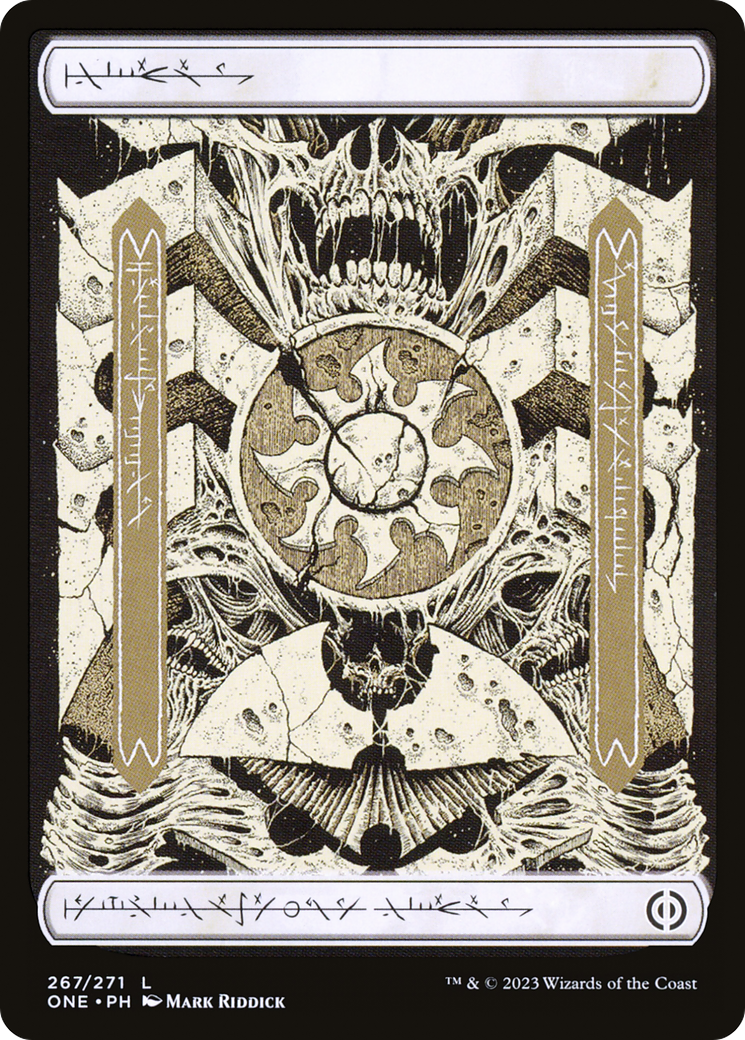 Image of Plains (267) - Full Art (ONE-267) - Phyrexia: All Will Be One