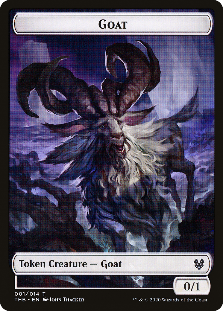 Image of Goat Token (THB-001) - Theros Beyond Death Tokens