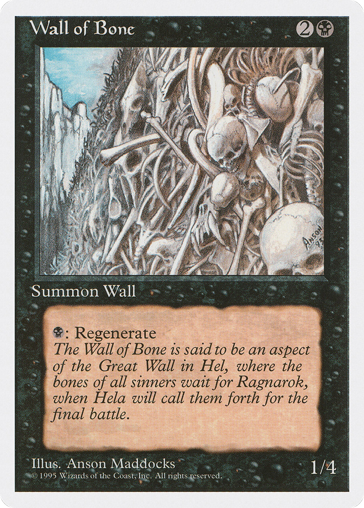 Image of Wall of Bone (4ED-168) - Fourth Edition