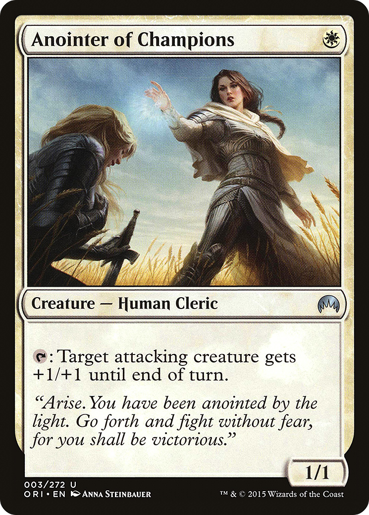 Image of Anointer of Champions (ORI-003) - Magic Origins Foil