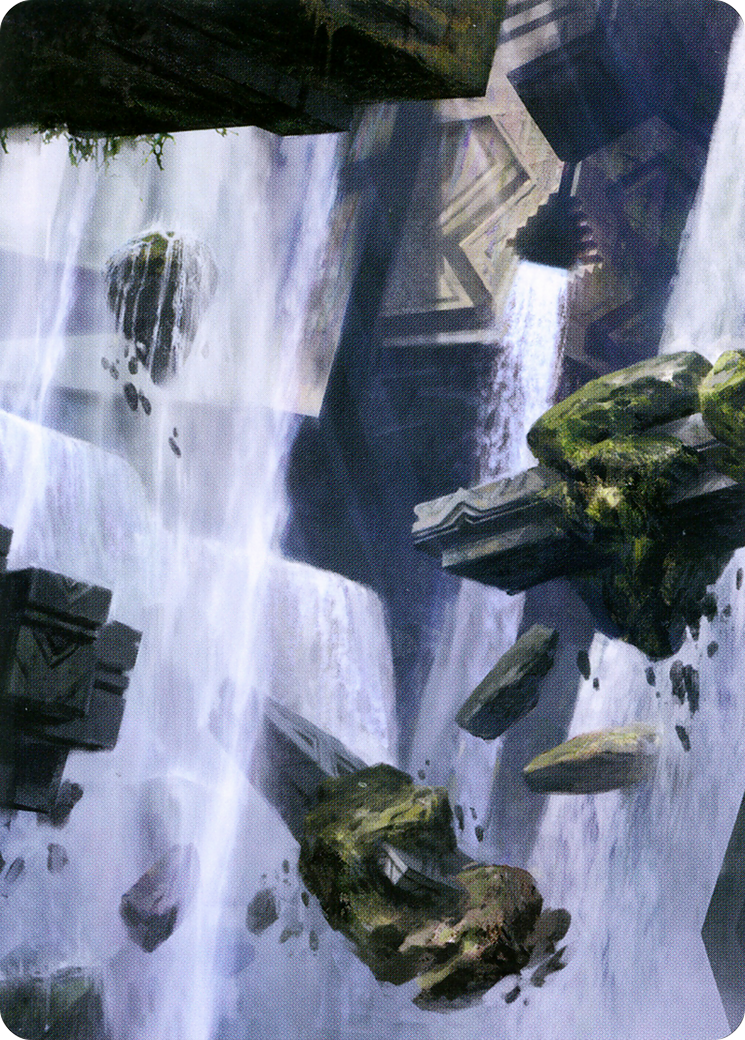 Image of Island // Island (AZNR-010) - Zendikar Rising Art Series (Borderless)