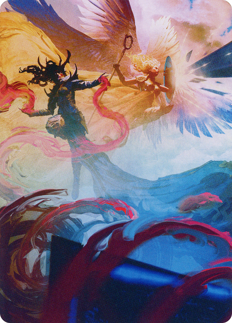 Image of Drana and Linvala // Drana and Linvala (AMOM-058) - March of the Machine Art Series (Borderless)