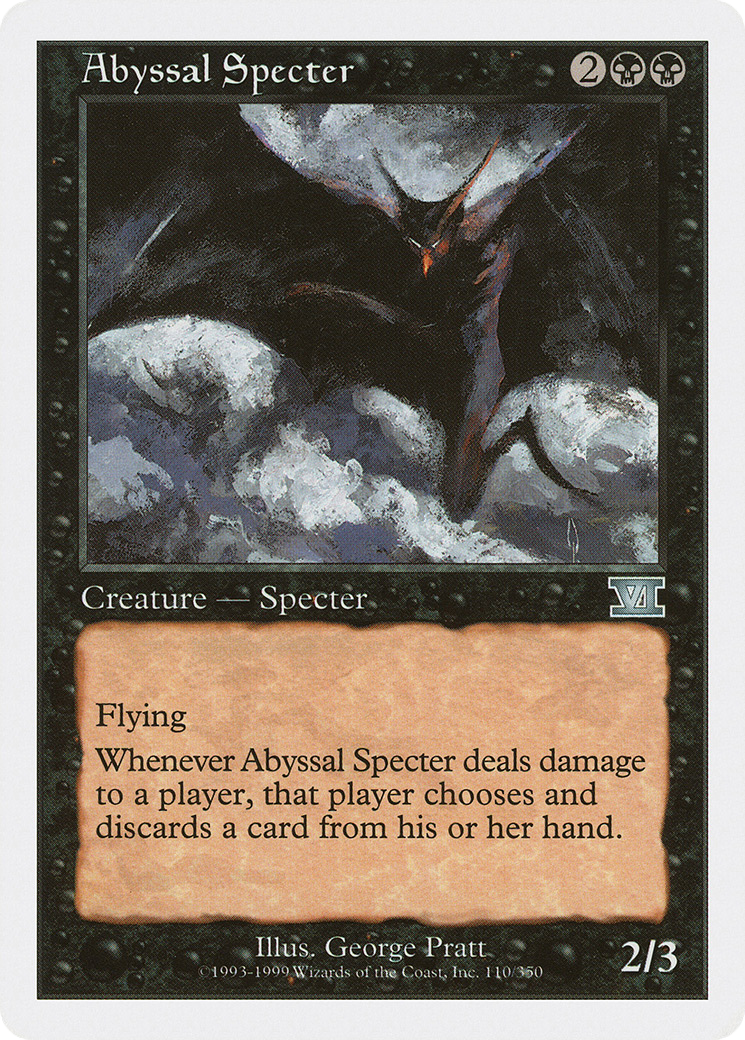 Image of Abyssal Specter (6ED-110) - Classic Sixth Edition