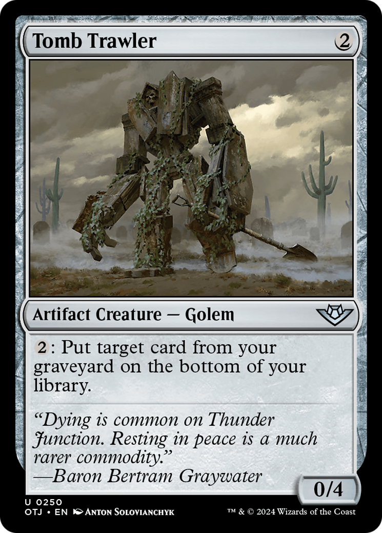 Image of Tomb Trawler (OTJ-250) - Outlaws of Thunder Junction Foil