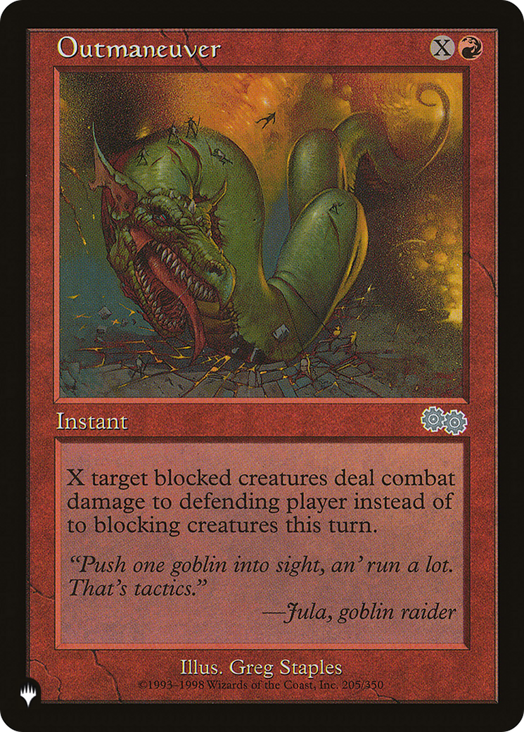 Image of Outmaneuver (LIST-USG-205) - The List