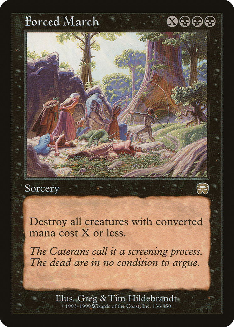 Image of Forced March (MMQ-136) - Mercadian Masques Foil