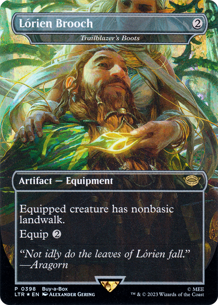 Image of Lorien Brooch - Trailblazer's Boots (BABP-398) - Buy-A-Box Promos / Lórien Brooch (Borderless) Foil