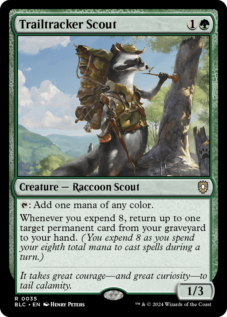 Image of Trailtracker Scout (BLC-035) - Bloomburrow Commander