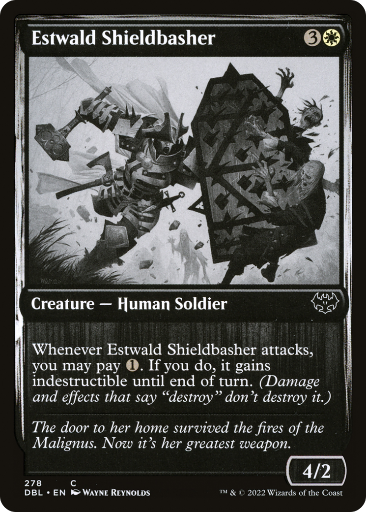 Image of Estwald Shieldbasher (DBL-278) - Innistrad: Double Feature