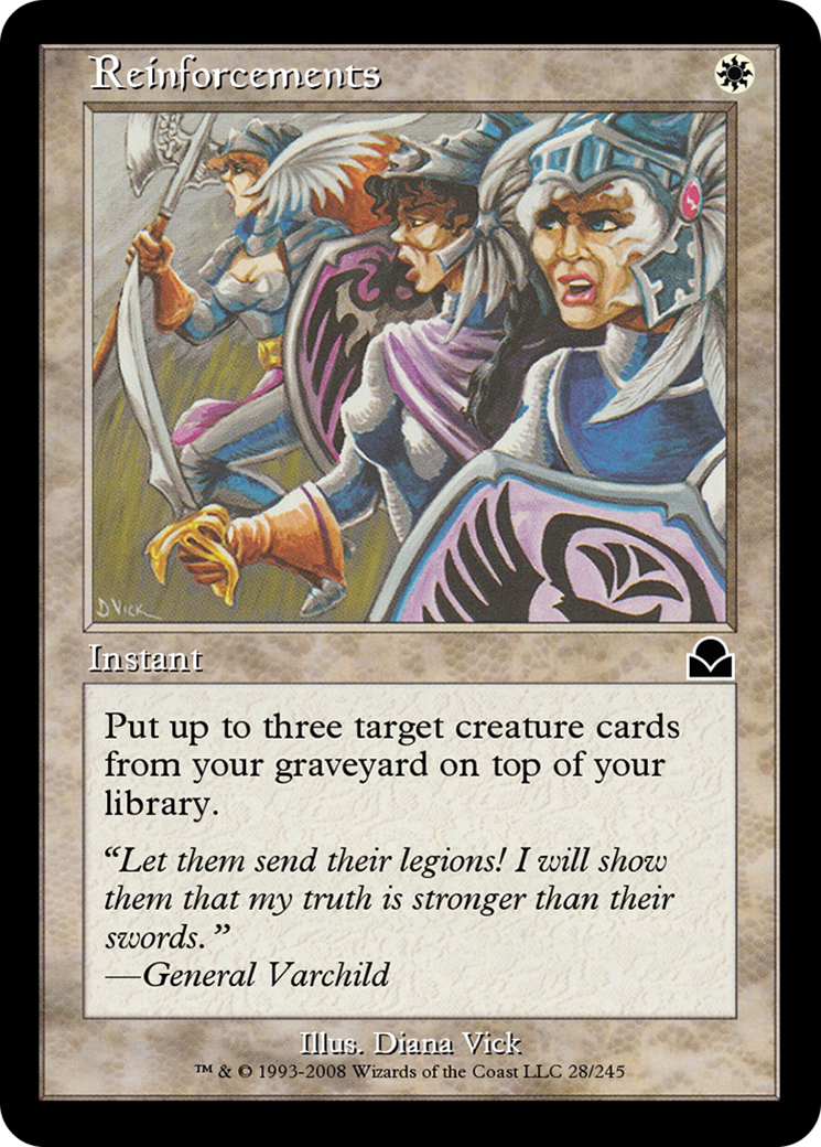 Image of Reinforcements (ME2-028) - Masters Edition II Foil
