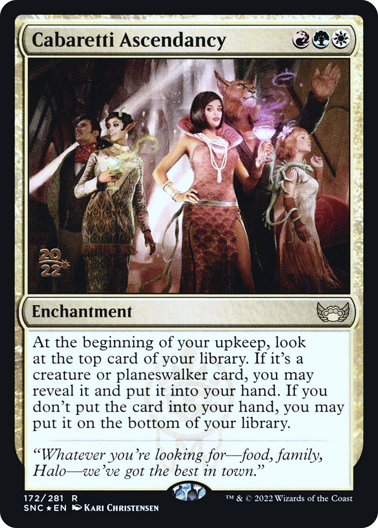 Image of Cabaretti Ascendancy (PRE-172) - Streets of New Capenna Promos Foil
