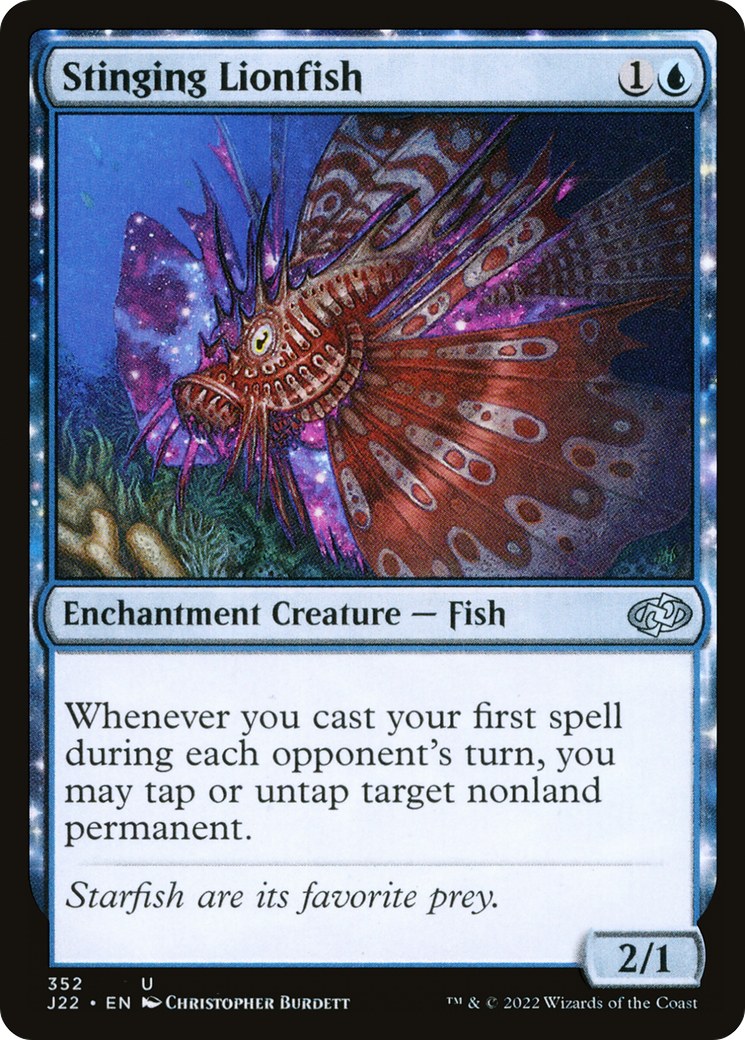 Image of Stinging Lionfish (J22-352) - Jumpstart 2022: (enchantment)