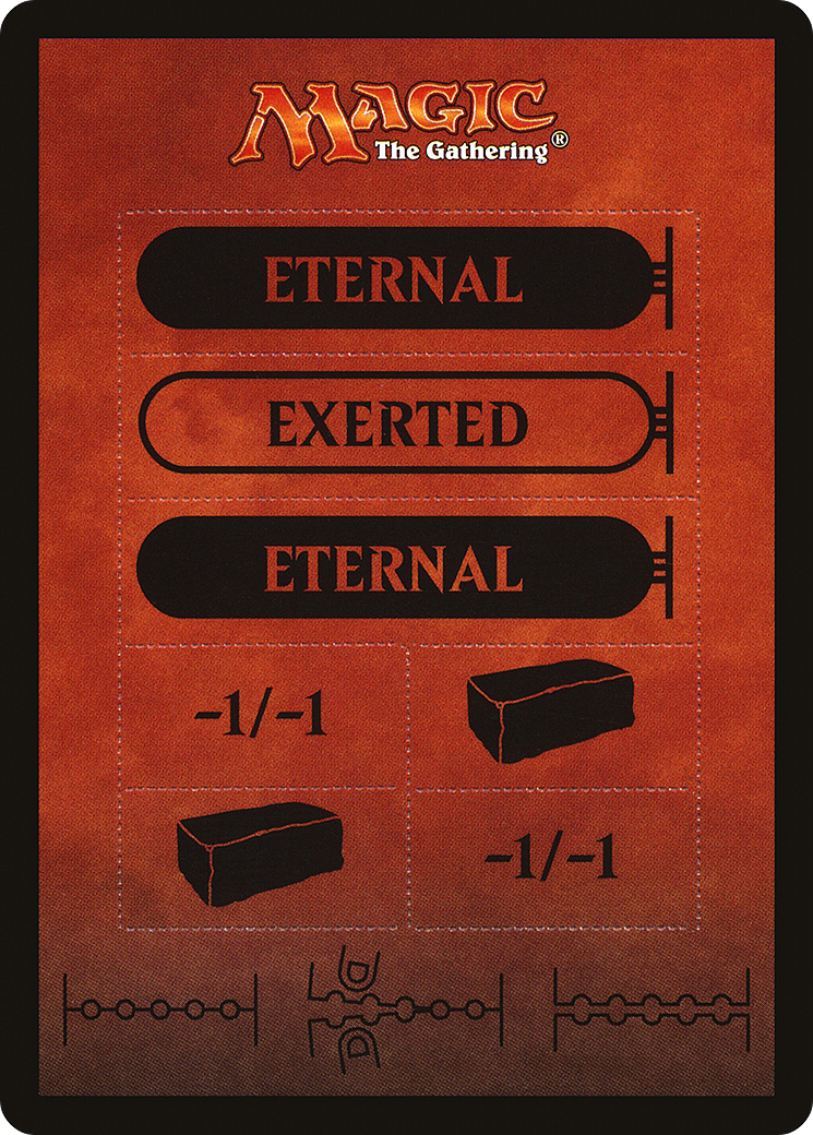 Image of Punch Card Token (HOU-000) - Hour of Devastation Tokens