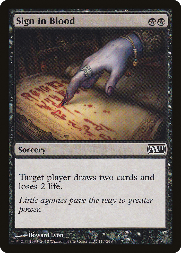 Image of Sign in Blood (M11-117) - Magic 2011