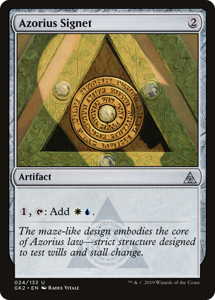 Image of Azorius Signet (GK2-024) - RNA Guild Kit