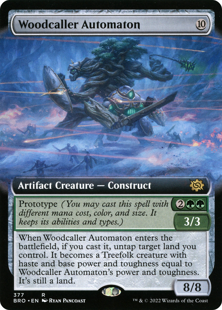 Image of Woodcaller Automaton (Extended Art) (BRO-377) - The Brothers' War: (Extended Art)