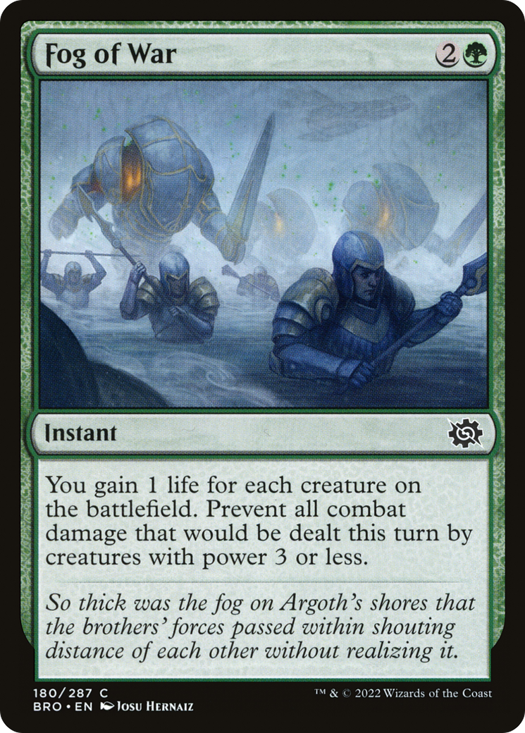 Image of Fog of War (BRO-180) - The Brothers' War Foil