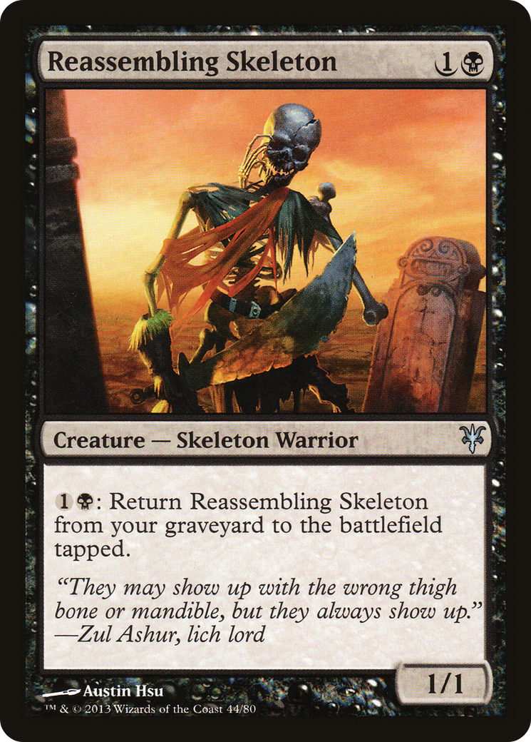 Image of Reassembling Skeleton (DDK-044) - Duel Decks: Sorin vs. Tibalt