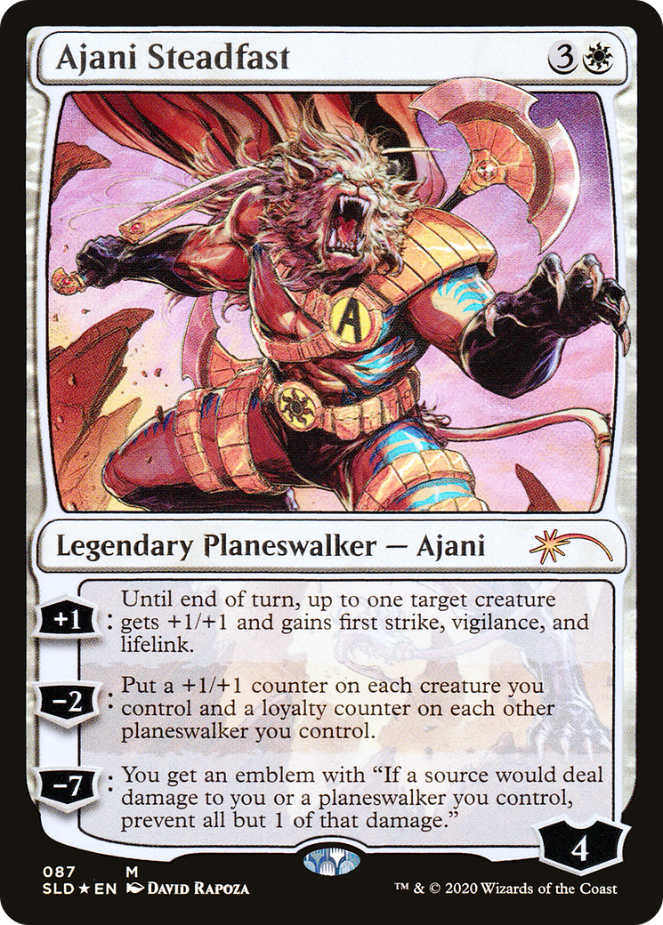 Image of Ajani Steadfast (SLD-087) - Secret Lair Drop Foil