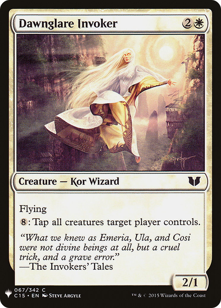 Image of Dawnglare Invoker (LIST-067) - The List