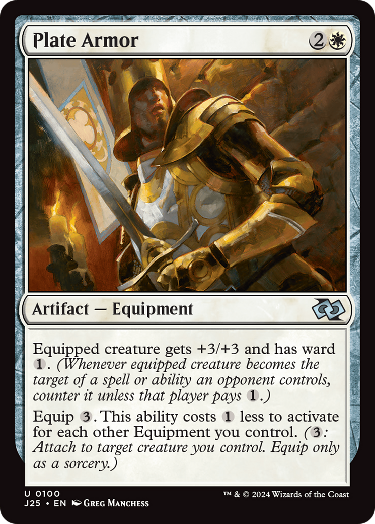 Image of Plate Armor (J25-100) - Foundations Jumpstart