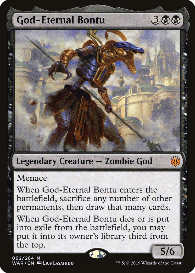 Image of God-Eternal Bontu (WAR-092) - War of the Spark Foil