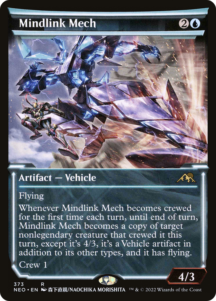 Image of Mindlink Mech (Showcase) (NEO-373) - Kamigawa: Neon Dynasty: (Showcase)