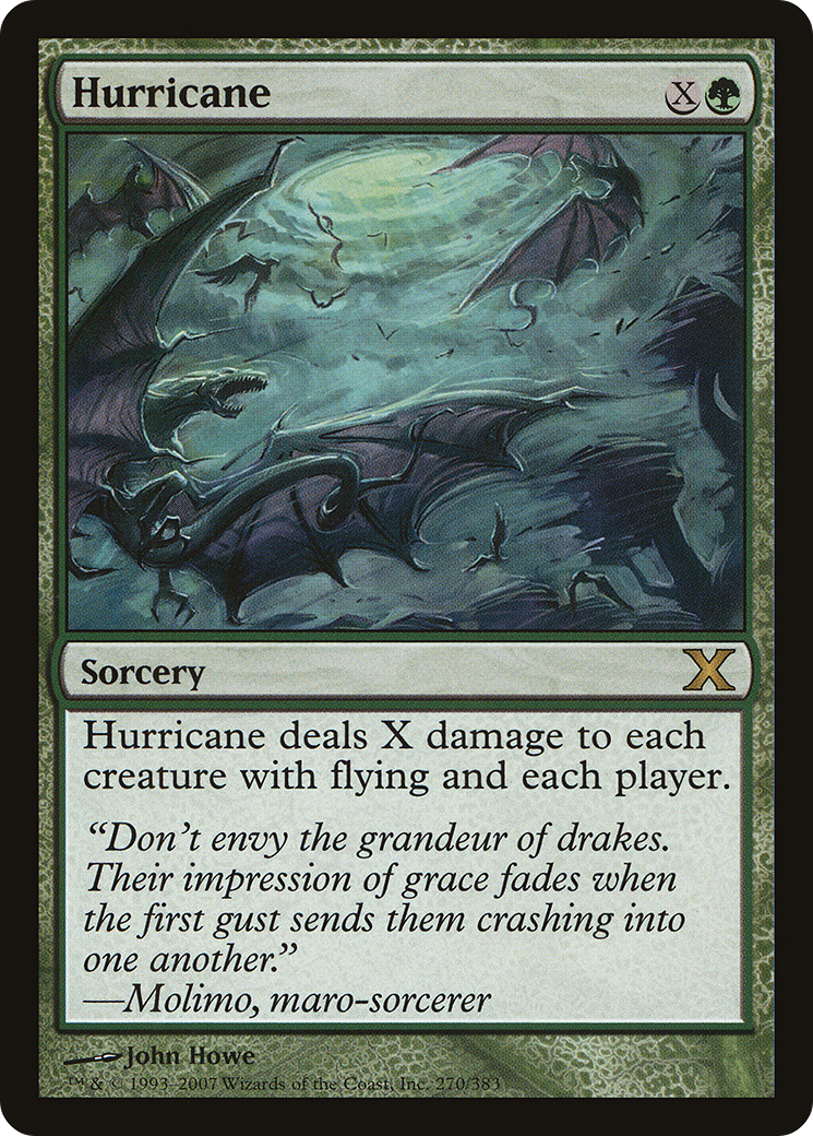 Image of Hurricane (10E-270) - Tenth Edition Foil