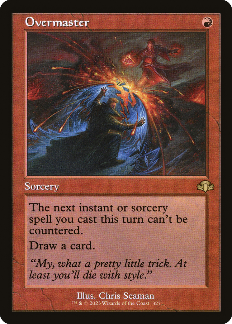 Image of Overmaster (Retro Frame) (DMR-327) - Dominaria Remastered Foil