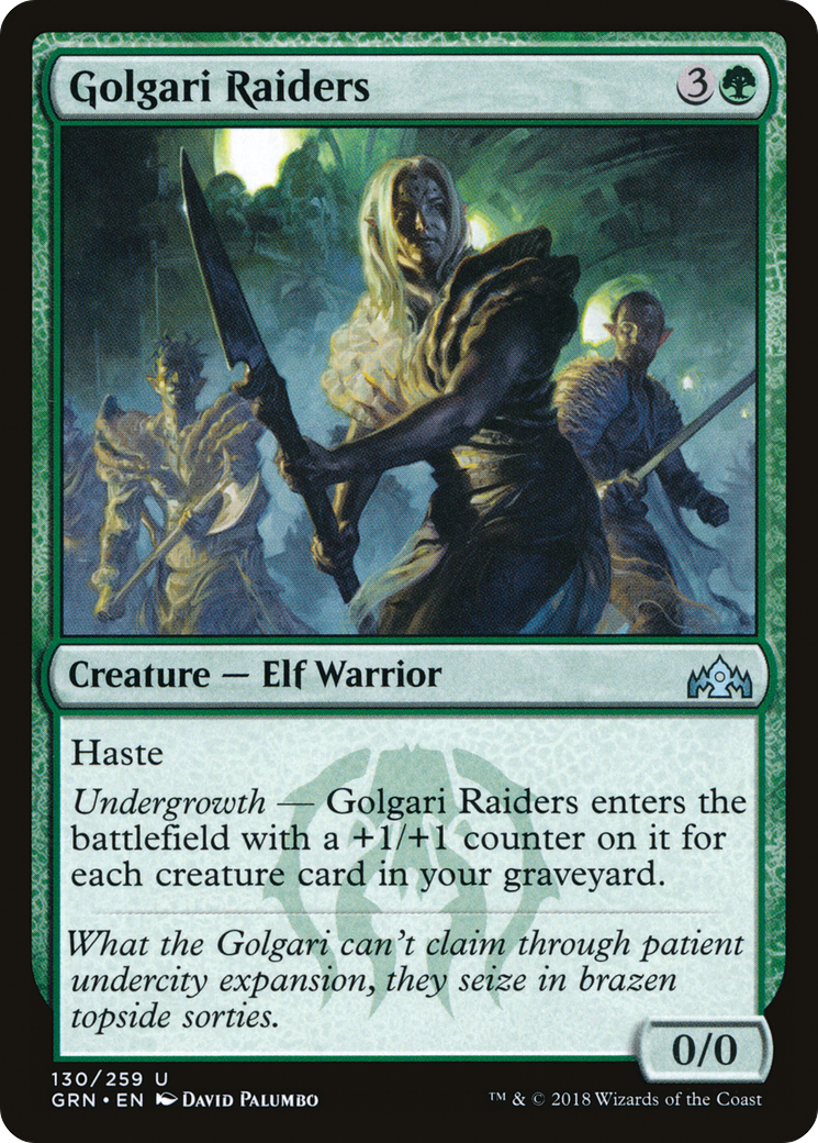 Image of Golgari Raiders (GRN-130) - Guilds of Ravnica Foil