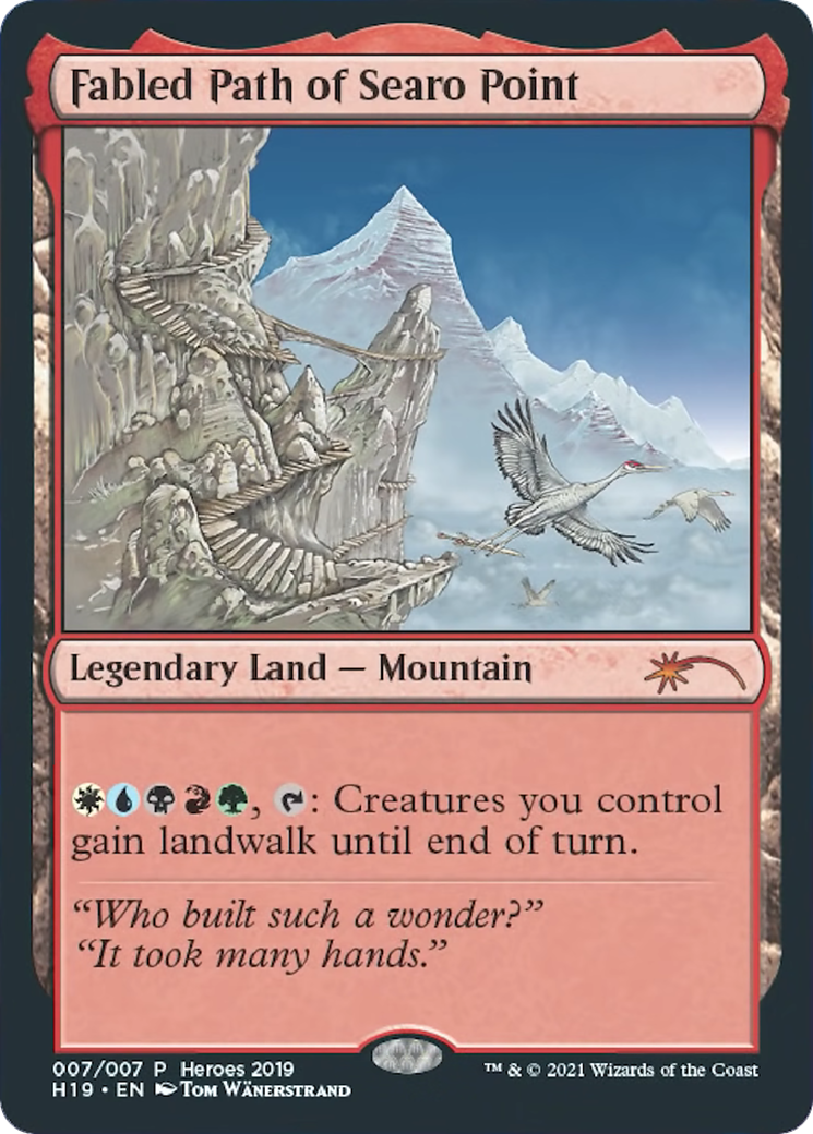 Image of Fabled Path of Searo Point (HTR19-007) - 2019 Heroes of the Realm